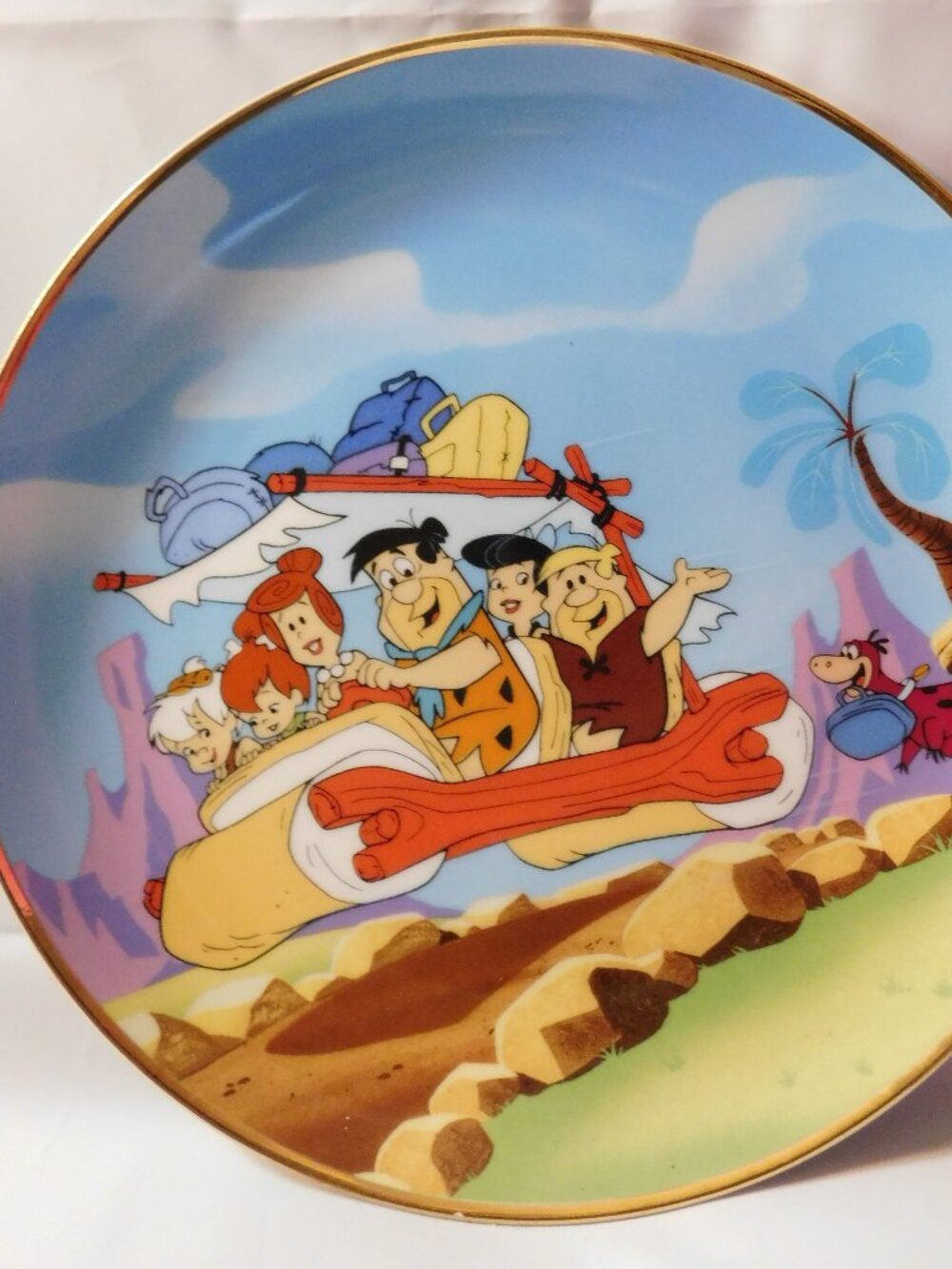 Vintage 1992 Franklin Mint The Flintstones Collector Plate Limited Edition